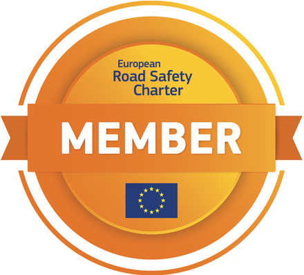 European Road Safety Charter member badge